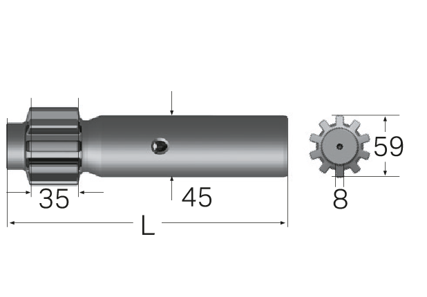 제품: SHANK ADAPTER R32F RD314 D45 L205